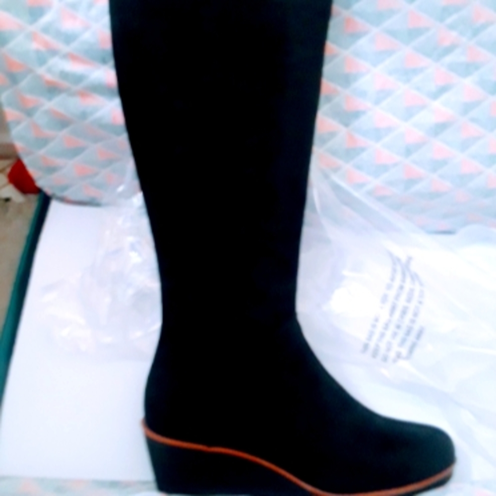AEROSOLS Knee high Boots Faux Suede